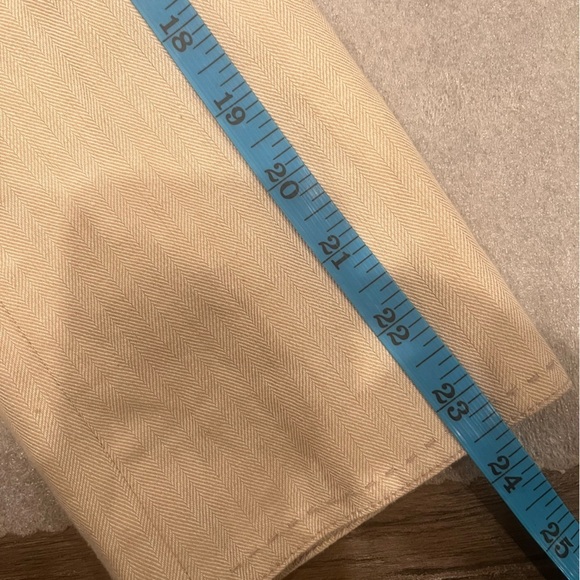 [40/US S/M]WMN Cream Linen Blend Summer/Spring Blazer Single Breast 2 Button - Picture 10 of 13